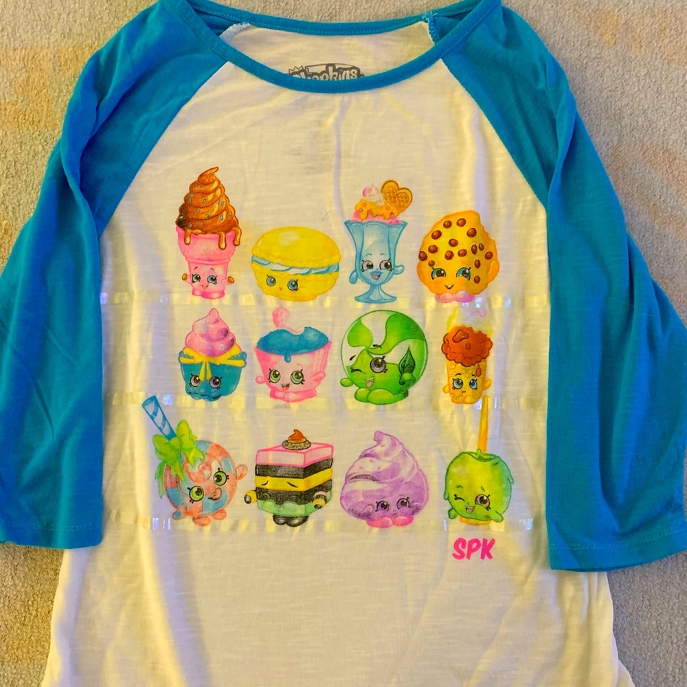 Girls long sleeve Shopkins Shirt